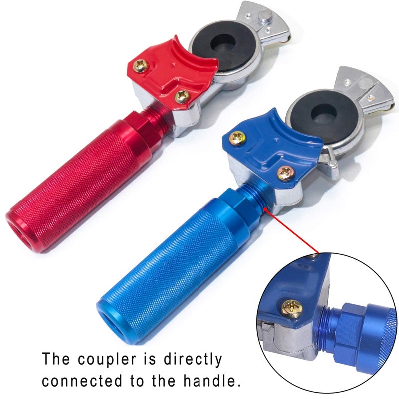boeray Glad Hand Handles, Air Glad Hand for Semi Trucks and Trailers with Extension Handles, Tractor Glad Hand Grips with Seals for Air Hose Freightliner - Image 5